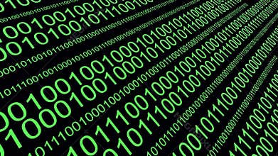 4k,Binary source code,data digital display,future tech background.