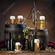 Still life with beer