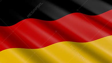 Flag of Germany - seamless loop