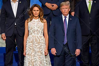 Melania Trump and Donald Trump