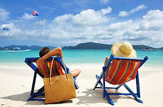 Couple on a beach