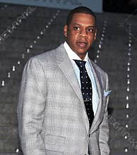 Jay-Z arives at the Vanity Fair Party for the 2005 Tribeca Film Festival in Lower Manhattan