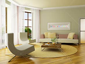 3D render interior