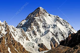 K2 peak in the Karakoram range