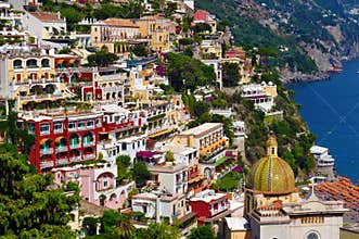 Positano on the Amalfi coast