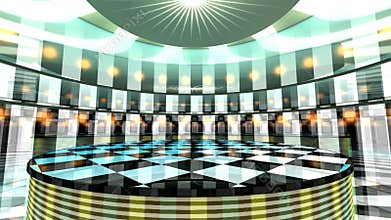 Dance stage, music, entertainment
