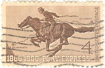 Pony Express Stamp