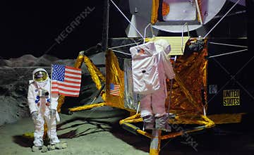 first moonlanding with the apollo 11 man on the moon 1963