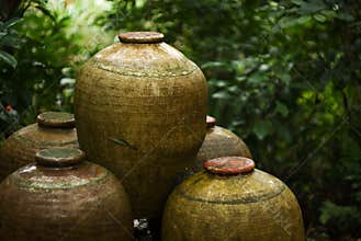 Wine urn, landmark, Taoyuan Taiwan, Wujiutongshan Footpath