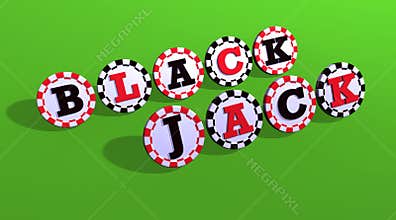 Blackjack Sign On Chips