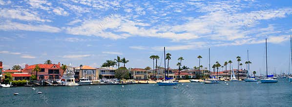 Newport Beach in California
