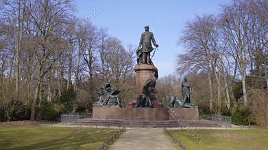 Bismarck statue and memorial in Berlin Germany