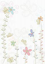 Butterflies Flowers Land