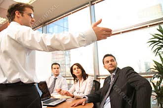 Business meeting,presentation
