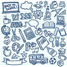 School Vector Doodles