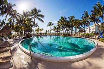 Luxury resort pool