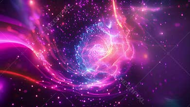 A guided meditation centered around the idea of entanglement where participants visualize themselves as particles