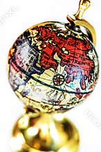 world globe an ancient world map