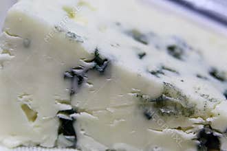 Close up of a French Blue Cheese