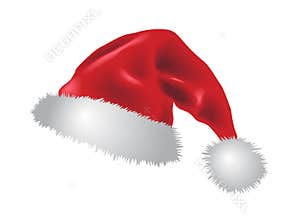 Red santa claus hat