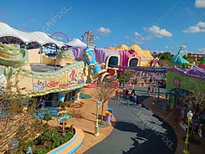 Universal Studios, Dr. Seuss, Rides, Attractions