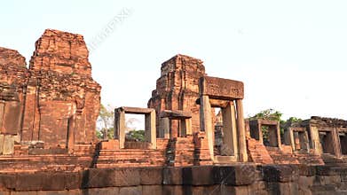 Prasat Muang Tam or Muang Tam castle at Buriram Province, in northeastern Thailand