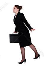 Commuter in a rush