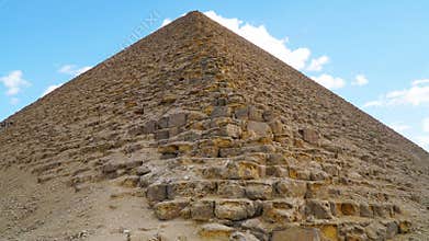 The Red Pyramid (Sneferu Pyramid) in Dahshur, Egypt