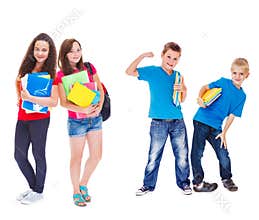 Kids ready for school