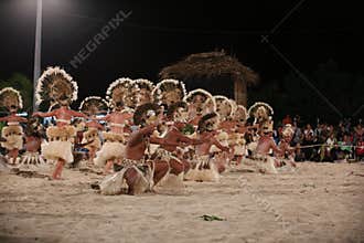 Polynesian Dancers - 2013 Heiva in Bora Bora