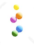 Colorful Balloons Bunch Isolated