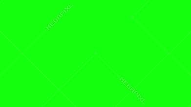 White Cursive \'This Friday\' Text on Bright Green Background for Event Announcements, Promotional Graphics