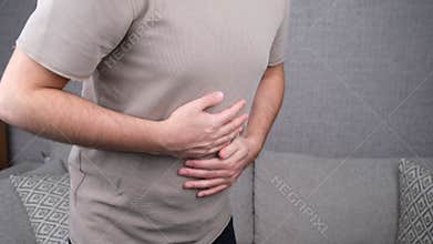 man stomach ache