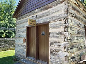 1800 The Mill Office and Print Shop in Spring Mill State Park