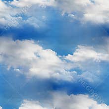 Sky seamless cloud blue wallpaper texture