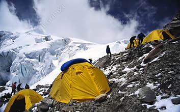 Advance base camp