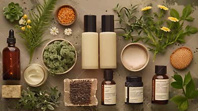 Natural Skincare Products With Botanicals and Herbs