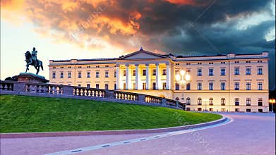 Oslo - Royal palace, Norway