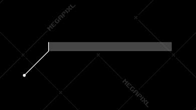 Glitch Dynamic Callout HUD Animation For Sci-Fi Projects. Alpha