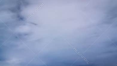 Time Lapse Cloud Float In Night Sky