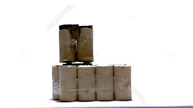 Old Corroded Battery from Rechargeable Ce