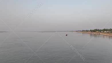 Amazing Jamuna River In Bangladesh 4K Drone Video