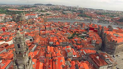 Porto Skyline At Porto In Porto District Portugal.