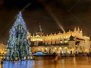 Outdoor christmas tree