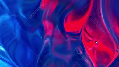 Slow Motion Macro Abstract Pattern Artistic Concept Color Surface Moving Surface Liquid Paint Splashing Art Design Texture