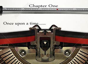 Typewriter Story Writing