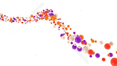 Particle sphere moving