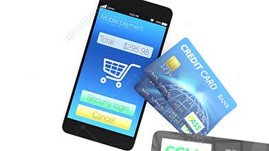 Credit cards and smartphone
