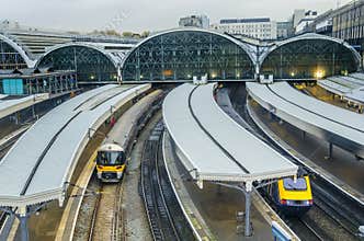 Paddington railway station in London