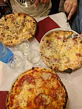 Pizza in Rome Italy